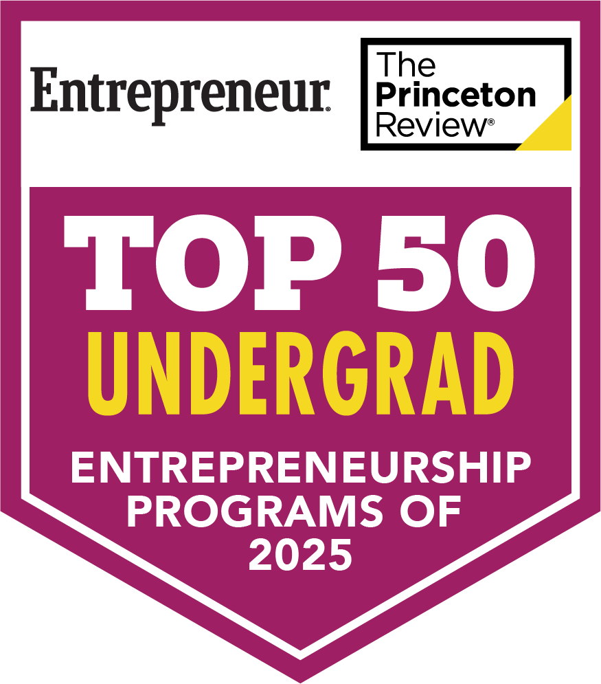 2025: Top Schools for Entrepreneurship Undergraduate