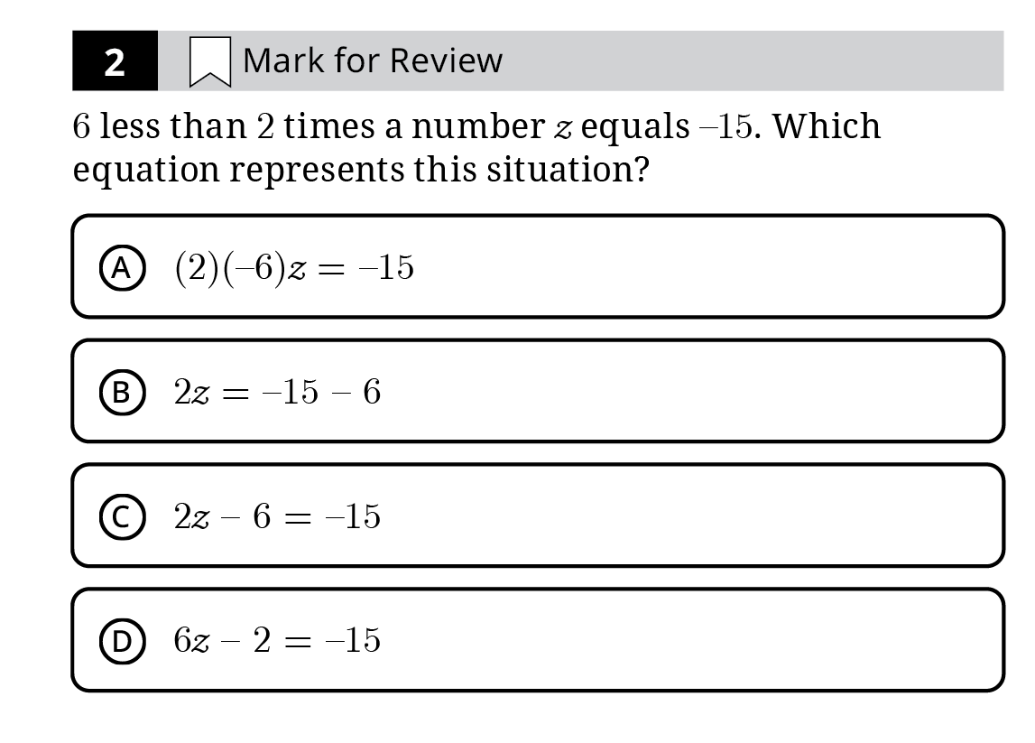 sample sat question 2