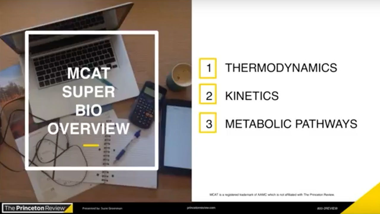 screenshot  MCAT Spotlight: Biology & Biochemistry