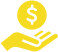 yellow revieve money icon