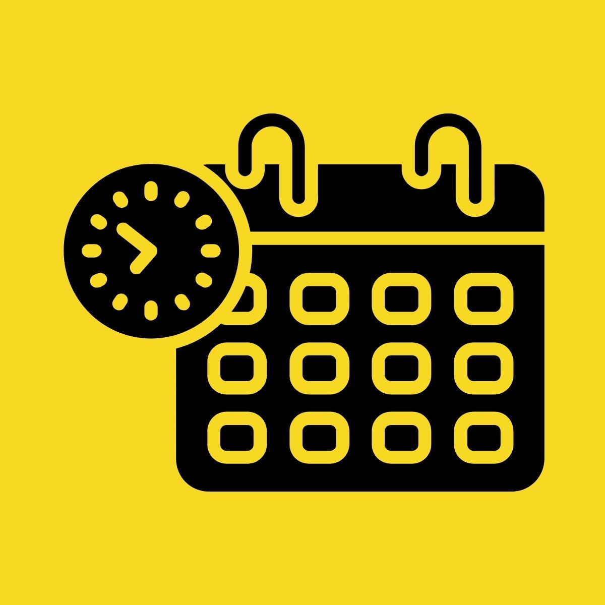 Set a weekly study schedule icon