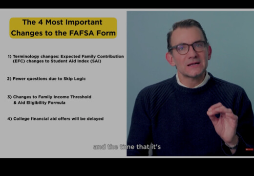 Reviewing Updates to the FAFSA screenshot