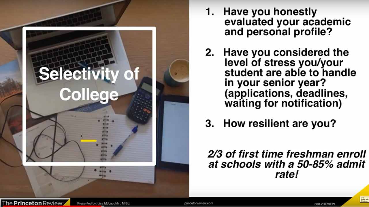 Colleges Admissions Hour: What makes a good college list?  webinar