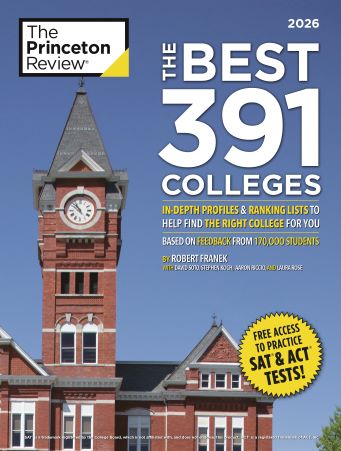 The Best 391 Colleges: 2026 Edition Book Cover
